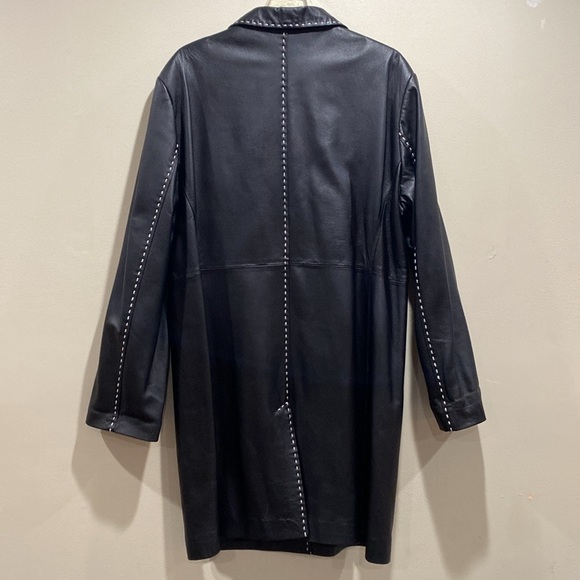 The Leather Company New York leather brown coat. Size 4XL - Picture 2 of 11